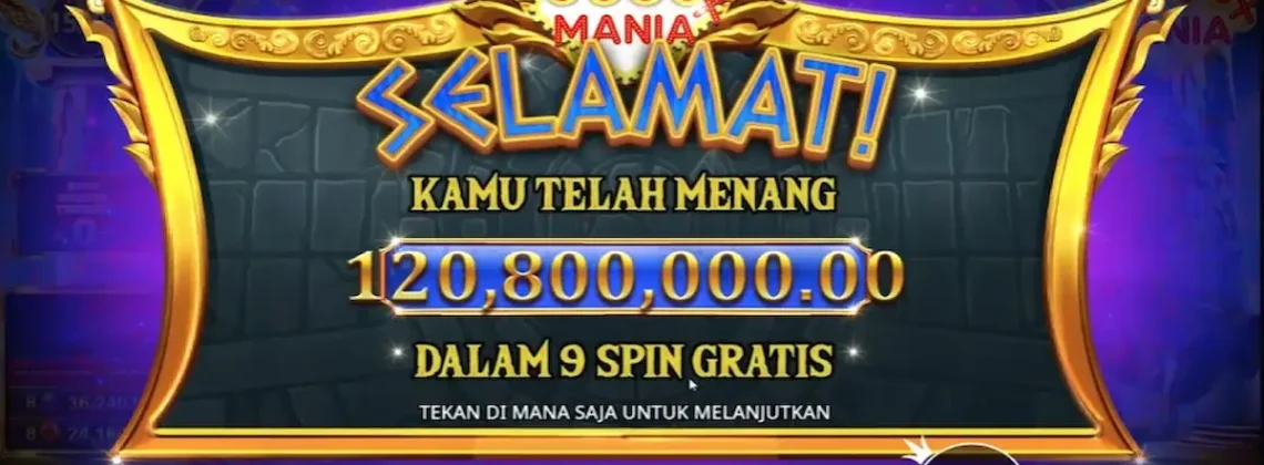 Slot Mania 5000 Maxwin di KONOHATOTO78 - Jackpotmanis