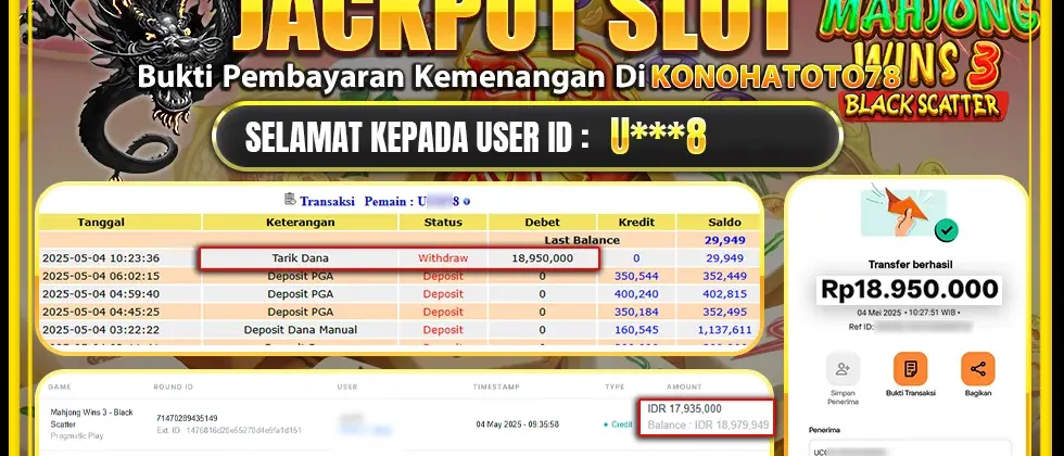 bukti jp scatter hitam Konohatoto78