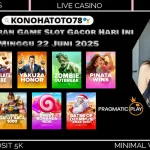 Bocoran Game Slot Gacor Terpanas Hari Ini di Konohatoto78