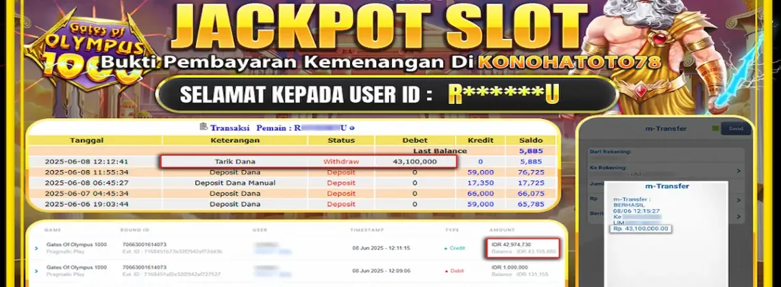 Pola Olympus 1000 Ini Lagi Gacor Parah! Bukti Nyata Jackpot 43,1 Juta!