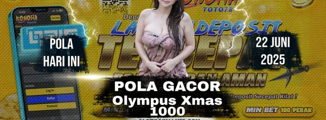 Pola Gacor dan Trik Buyspin Slot Olympus Xmas 1000 di Konohatoto78