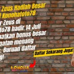 Event Petir Zeus: Hadiah Besar Menanti di Konohatoto78