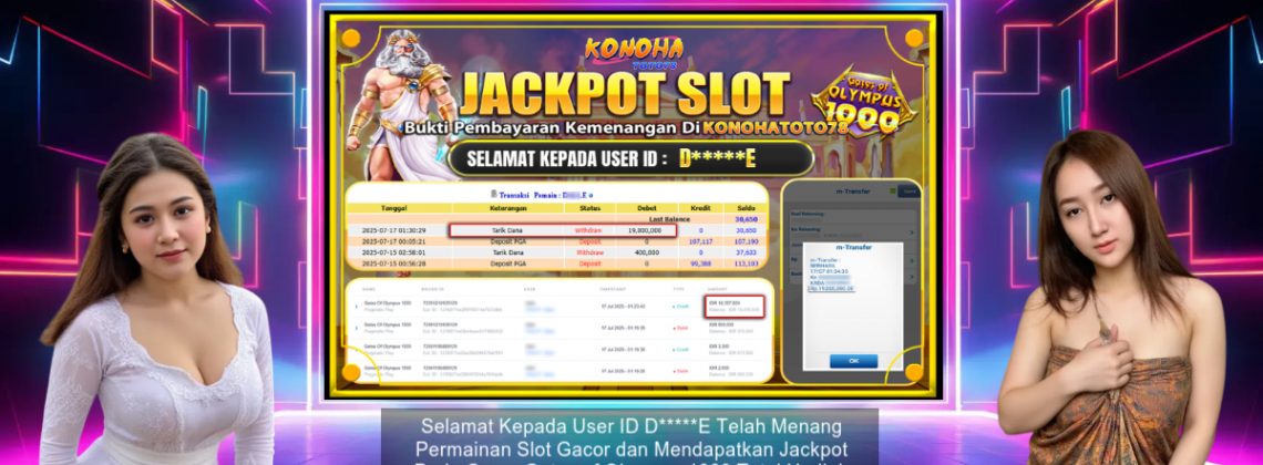 JP Gates of Olympus 1000! Bukti WD Rp19 Juta di Konohatoto78