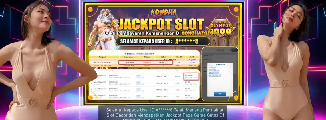Jackpot Slot Online Terbesar Rp19 Juta di KONOHATOTO78