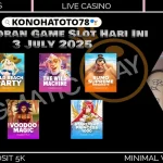 Prediksi Slot Hari Ini: Bocoran Gacor Konohatoto78 3 Juli