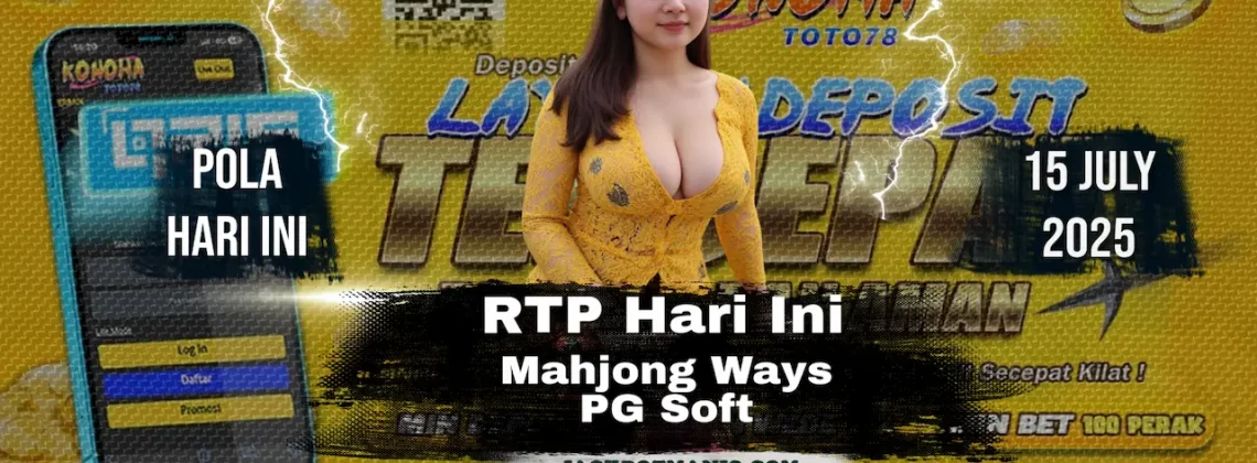 RTP Slot Mahjong Ways Meledak! Main Sekarang di Konohatoto78