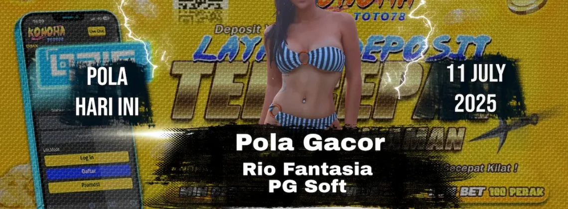 Trik Slot Rio Fantasia Bocoran Pola Gacor PG Soft