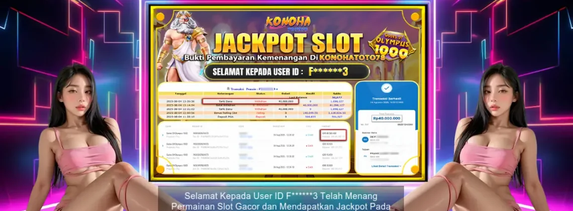 Bonus Rollingan Slot Bisa WD 40 Juta di Konohatoto78