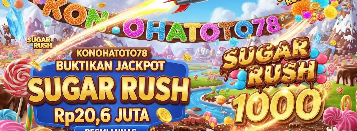 Jackpot Sugar Rush 1000 Resmi Lunas Rp20,6 Juta Konohatoto78