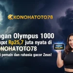 Kemenangan Olympus 1000x Bukti Real Jackpot Konohatoto78