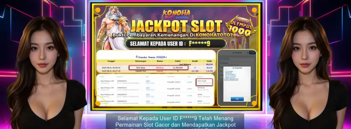 Konohatoto78 Terbukti Bayar Jackpot Slot Gacor Hari Ini