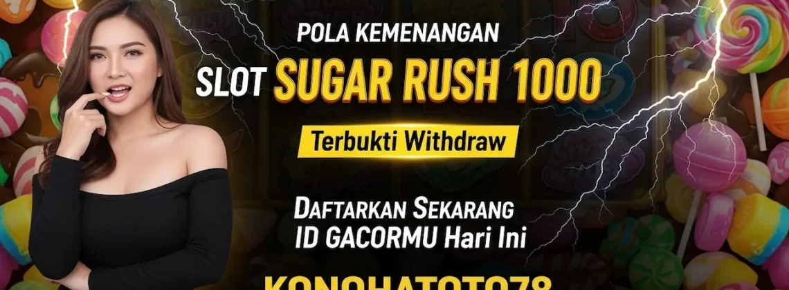 Pola Kemenangan Slot Sugar Rush 1000 Terbukti Withdraw