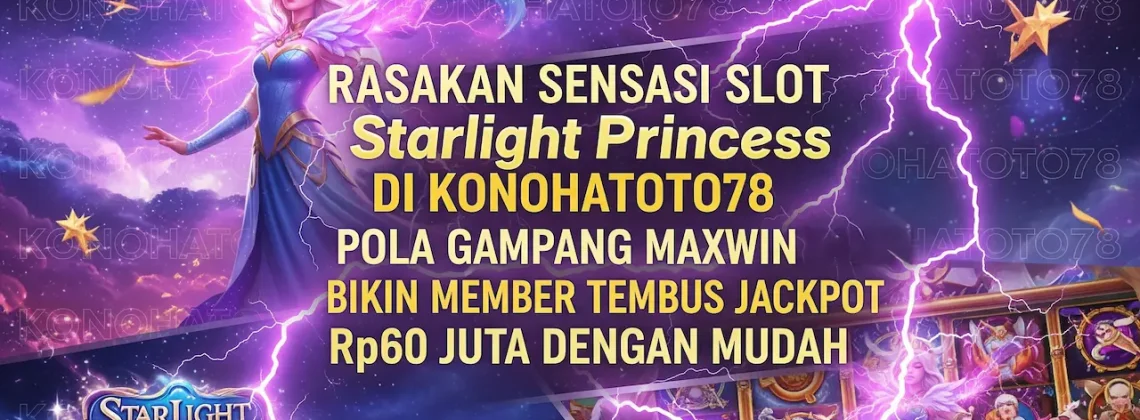 Slot Demo Starlight Princess Jackpot Rp60 Juta Konohatoto78