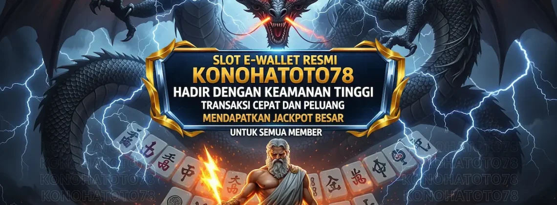 Slot E Wallet Resmi Konohatoto78 Terpercaya & Aman