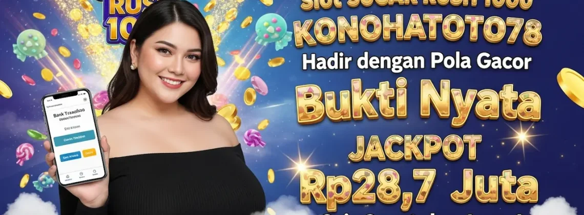Slot Sugar Rush 1000 Pola Terbaik Hasilkan Jackpot Rp28,7 Juta