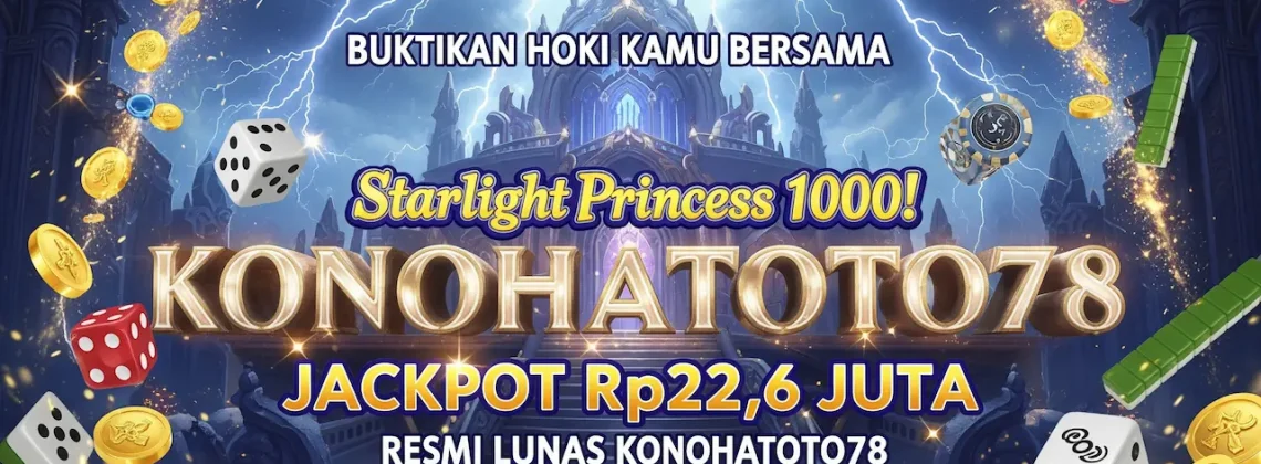 Starlight Princess 1000 Gacor Maxwin Mudah di KONOHATOTO78