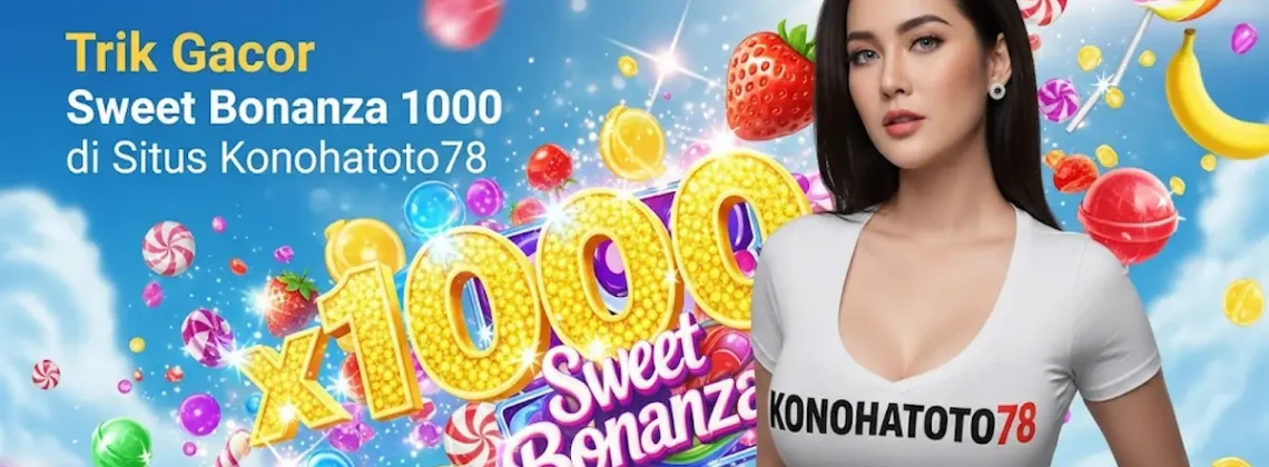 Trik Gacor Sweet Bonanza 1000 di Situs Konohatoto78