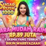 Pola Main Sugar Rush 1000 Trik Gacor JP Maxwin Hari Ini