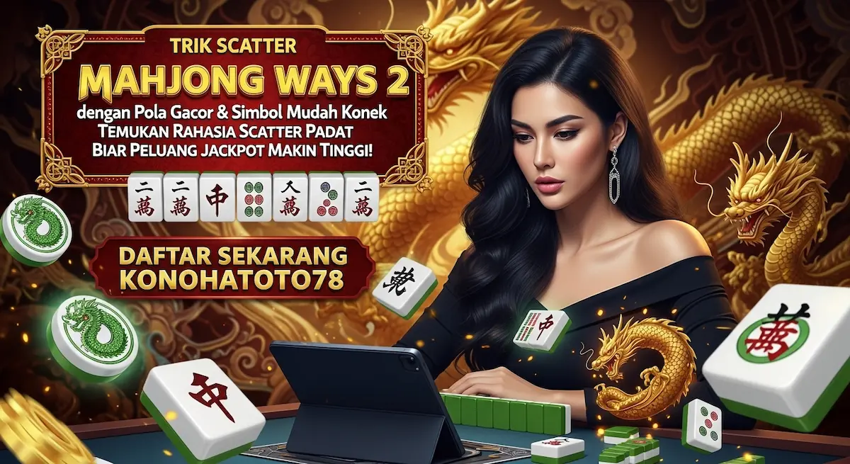 Trik Scatter Mahjong Ways 2 Pola Gacor Simbol Mudah Konek