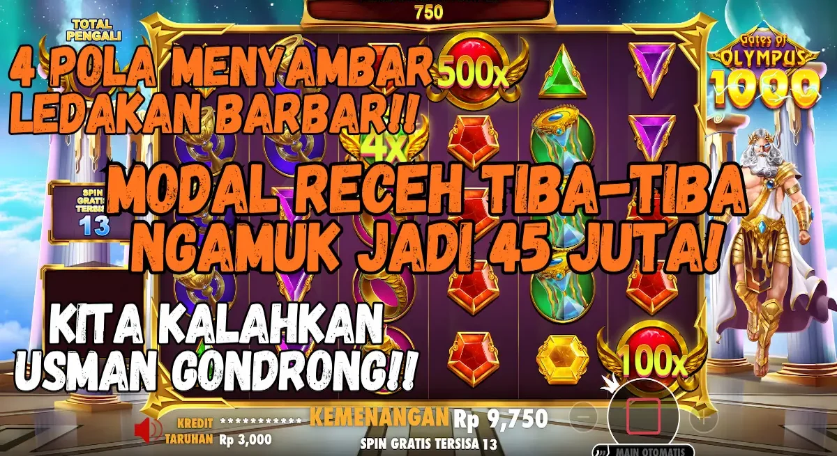 Pola Kakek Zeus 1000 Gacor Hari Ini Mudah Maxwin