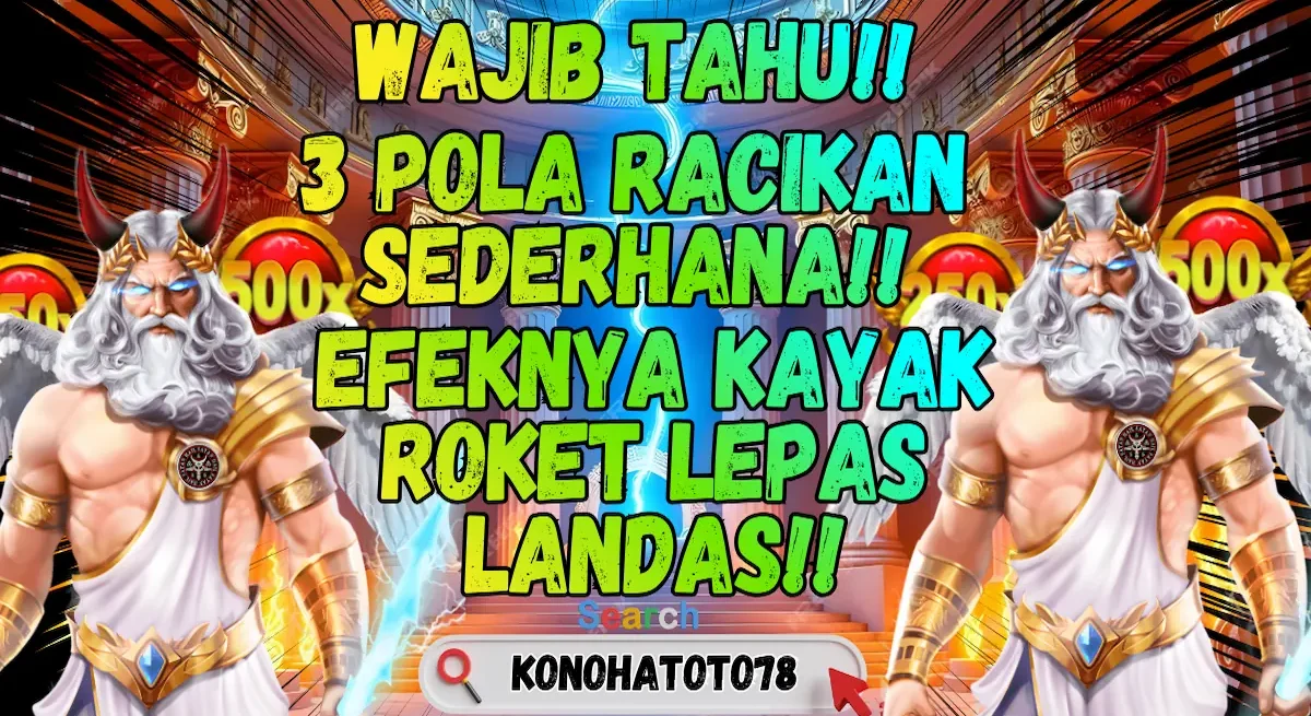 Pola Maxwin Zeus 1000 Terbaru Hari Ini Gacor Banget